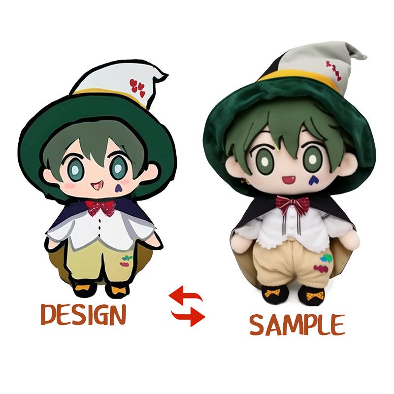 Bonecas de pelúcia personalizadas