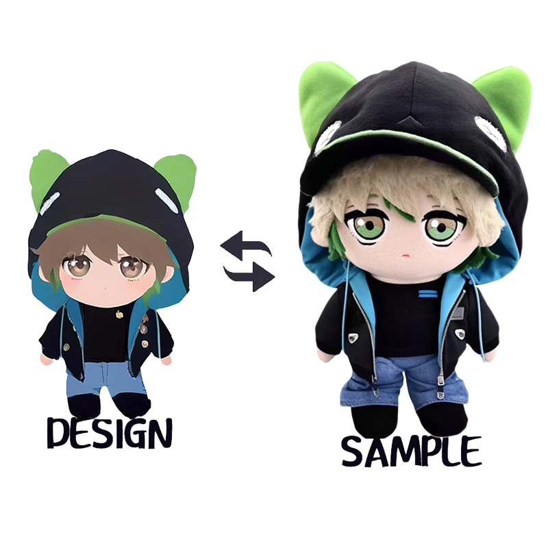 Bonecas de pelúcia personalizadas