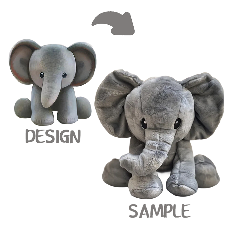 Brinquedos de pelúcia personalizados