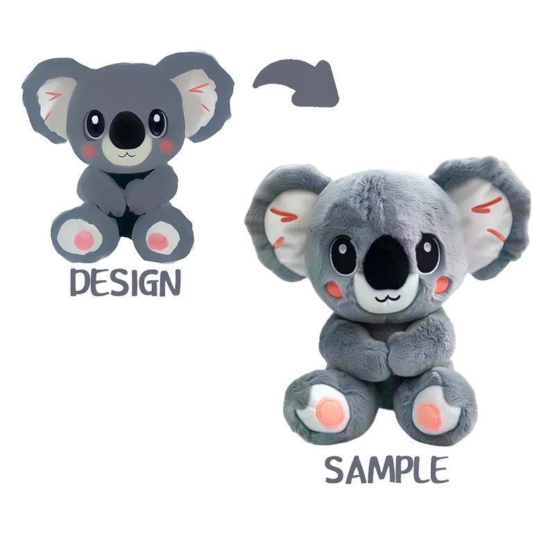 Brinquedos de pelúcia personalizados