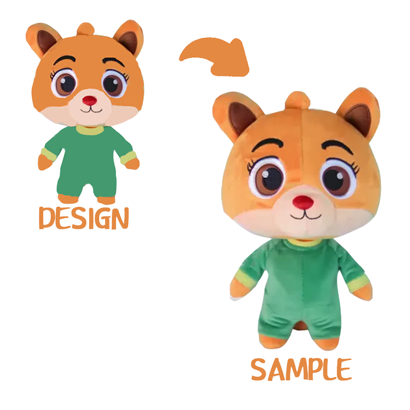 Brinquedos de pelúcia personalizados