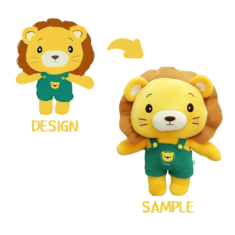 Brinquedos de pelúcia personalizados