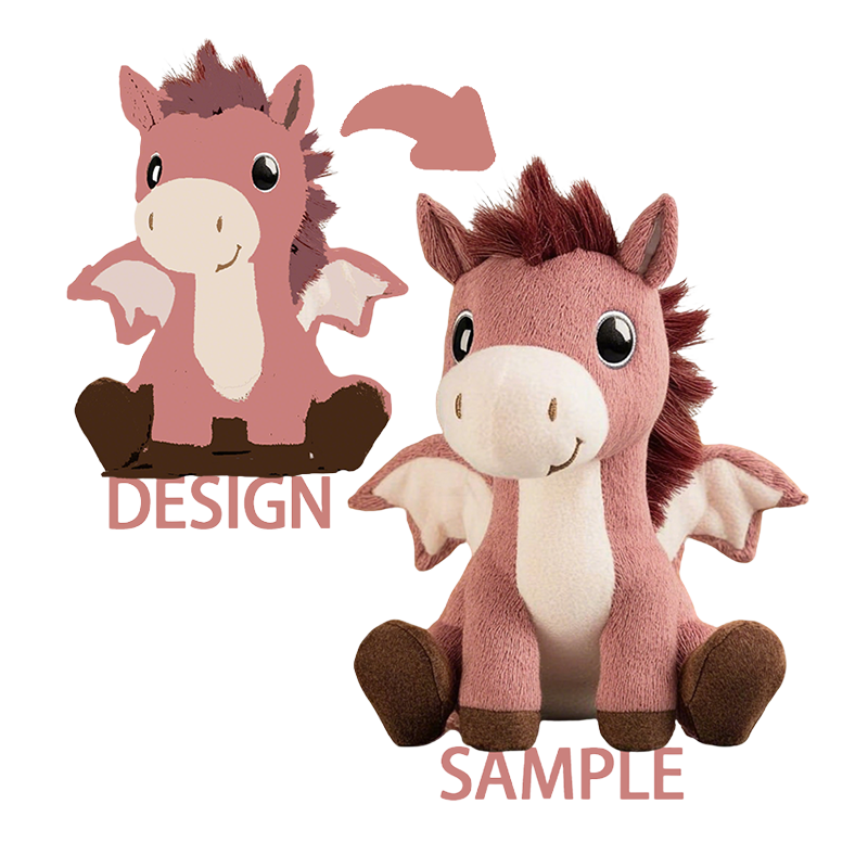 Brinquedos de pelúcia personalizados