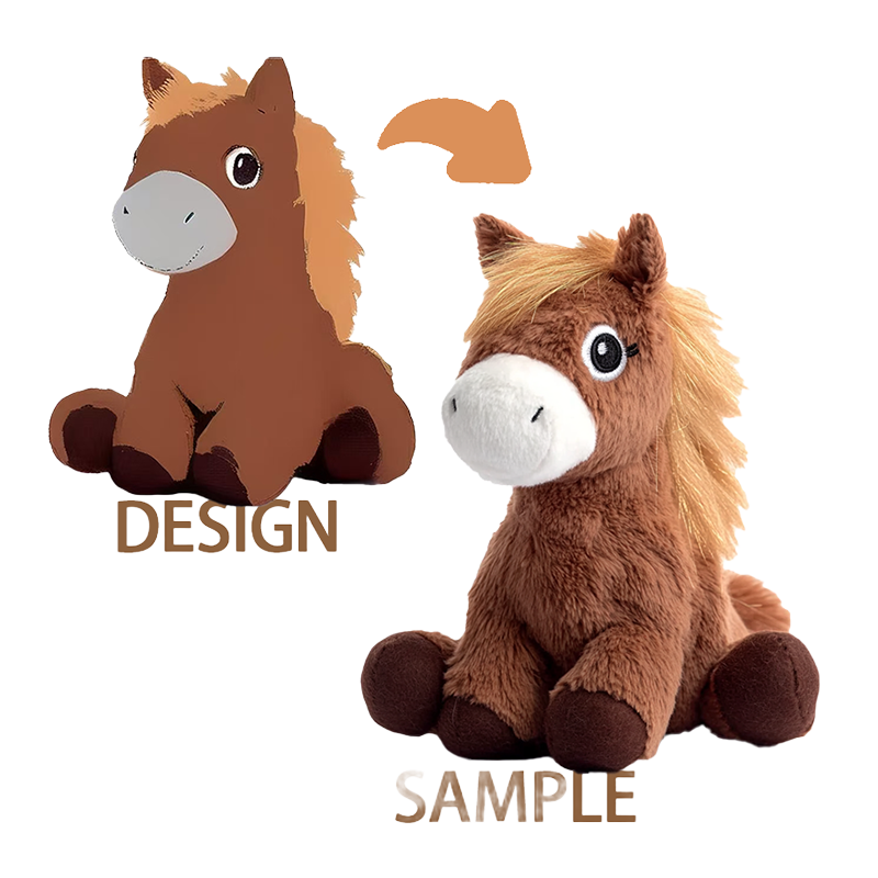 Brinquedos de pelúcia personalizados