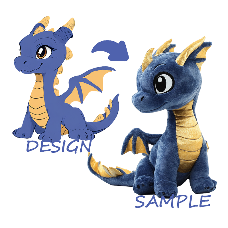 Brinquedos de pelúcia personalizados